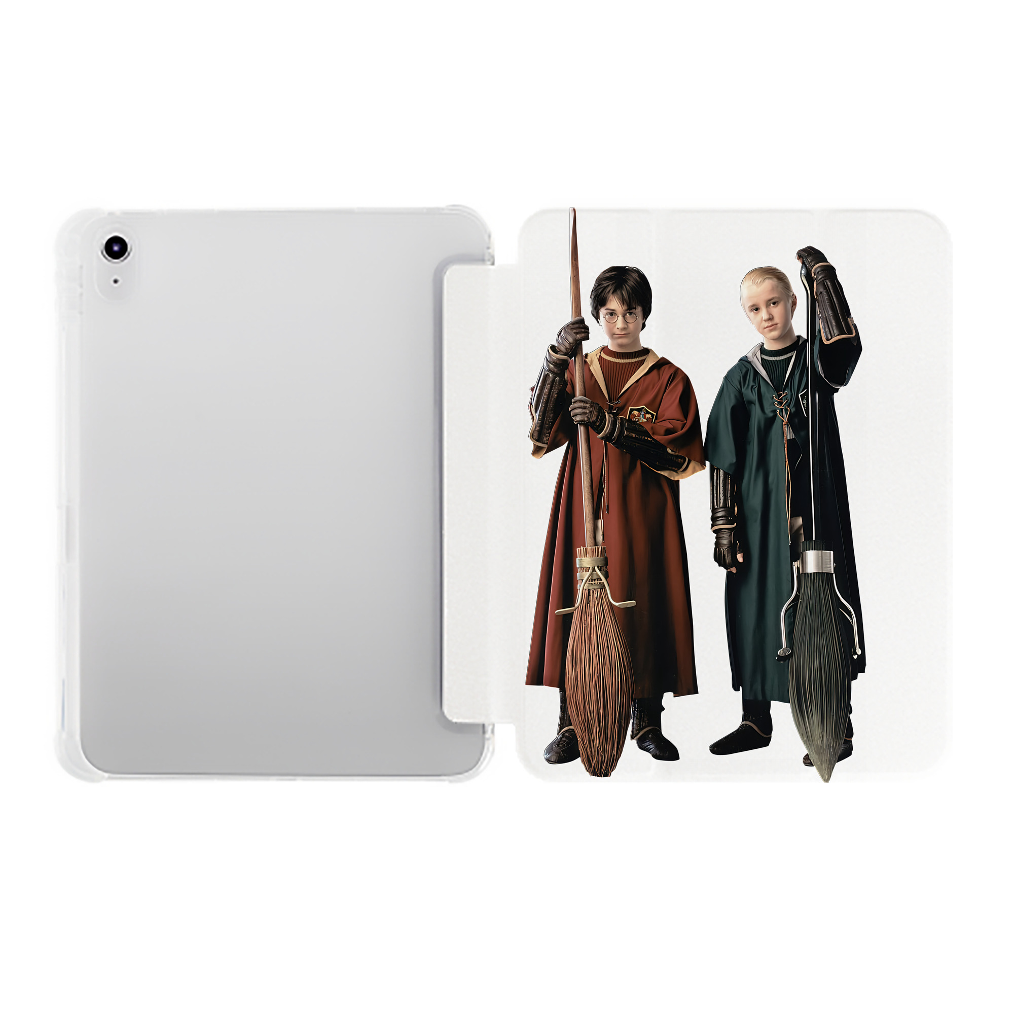 （画像用） Harry Potter ハリー・ポッターシリーズ IPad ケース ペン収納付き 三つ折りスタンド PUレザー×シリコン 対応機種9.5/10.5/10.9インチ